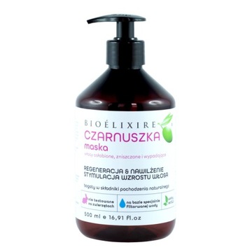 BIOELIXIRE MASKA CZARNUSZKA 500 ML + PILNIK