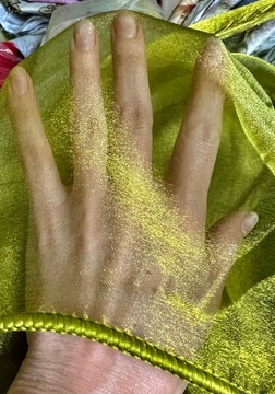 ОРГАНЗА ВУАЛЬ СВИНЦОВЫЙ ГЛЯНЦЕВЫЙ ШТОР 280 ЗЕЛЕНАЯ БУТЫЛКА ЗЕЛЕНАЯ ВЕСА