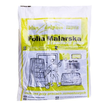 FOLIA MALARSKA STANDARD PLUS BLUE DOLPHIN 4M X 5M