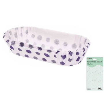 Foremki do ciastek 13x7 cm MIX papierowe BG3536