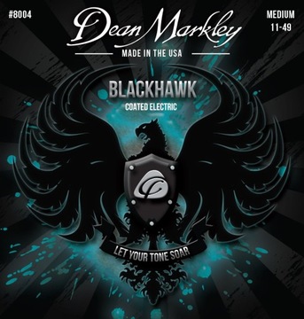 Dean Markley BLACKHAWK Coated Electric 8004 11-49