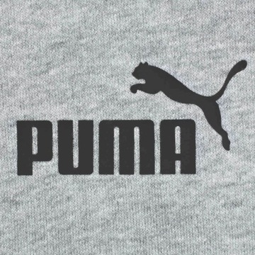 Męskie Spodnie Puma Bawełniane Dresowe Szare ze ściągaczem Kieszenie r. XL