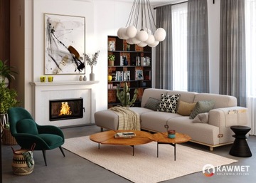 Дровяная каминная топка KAWMET W16 16,3 кВт ECO