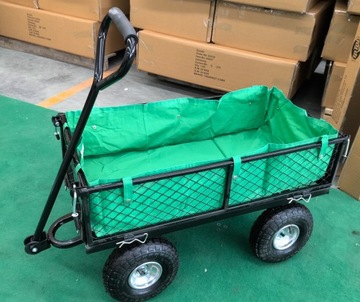 САДОВАЯ ТРАНСПОРТНАЯ ТЕЛЕЖКА 3 В 1 СКЛАДНОЙ БОЛЬШОЙ ТРАНСПОРТ ДЕРЕВА 120л