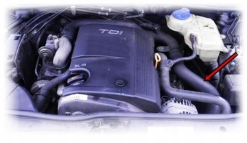 AUDI A6 C5 A4 B5 VW PASSAT WAZ TRUBKA PŘÍVOD TURBO TURBÍNY INTERCOOLER