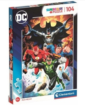 Пазл 104 детали Super Color DC Comics