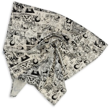 CHUSTKA APASZKA BANDANA BAWEŁNA KWADRAT 50x50 cm
