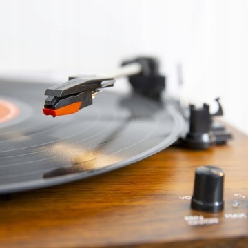 СТИЛЬНЫЙ проигрыватель STEREO BT RCA с динамиками + винил