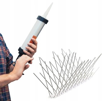 САМЫЕ ТОЛСТЫЕ СИЛЬНЫЕ ШИПЫ ДЛЯ ПТИЦ, ГОЛУБИ, ШИП ИЗ НЕРЖАВЕЮЩЕЙ СТАЛИ ПРОТИВ ПТИЦ