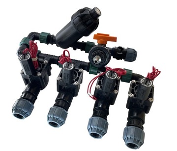 Kolektor Hunter 4 elektrozawory Studzienka 20 mm