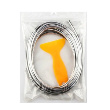 ДЕКОРАТИВНЫЕ ПОЛОСКИ ВНУТРЕННЯЯ ПОЛОСКА ГИБКАЯ ХРОМ