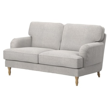 STOCKSUND Pokrycie sofy 2-os, Naturel Beige