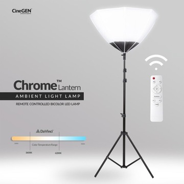 2 сферических софтбокса со светодиодом PILOT 3600K-6200K 100 Вт