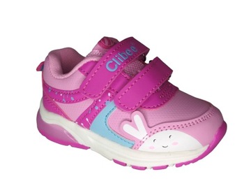 BUTY DZIECIĘCE SPORTOWE WKŁ. SKÓRZANA NA RZEPY roz. 24