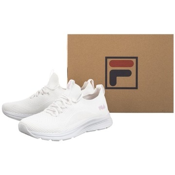 Buty Sneakersy Damskie Fila Run-It Wmn White-Rose Gold Białe