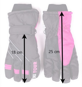 ПЕРЧАТКИ ДЕВОЧКИ ПЯТИПАЛЕЦЫ 18СМ