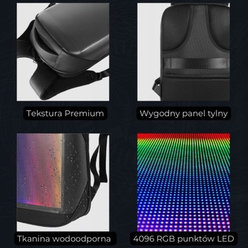 Светодиодный рюкзак + школьное приложение POWERBANK OG smart EYES Bluetooth