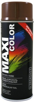 MAXI SPRAY FARBA LAKIER NITRO RAL 8016 brązowy