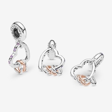 Zawieszka Pandora Moments Charms Iluminacja Serc