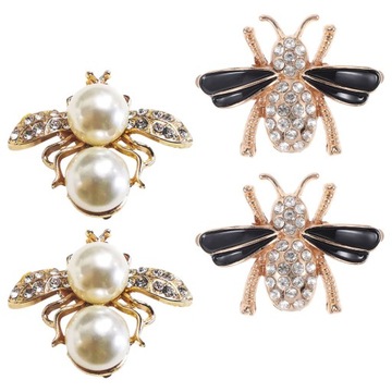 ЗАЖИМЫ ДЛЯ ОБУВИ СВИТЕРА КАРДИГАНА С ПРЯЖКОЙ ПЧЕЛКА 4 ШТ.