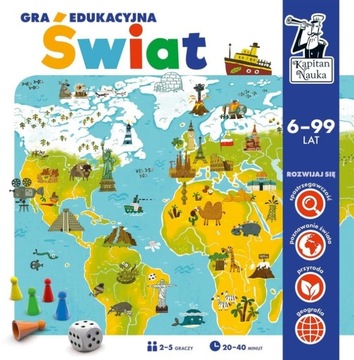 GRA EDUKACYJNA. KAPITAN NAUKA. ŚWIAT HUBERT WIERCIŃSKI