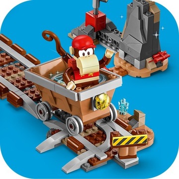 Поездка LEGO Super Mario Diddy в повозке