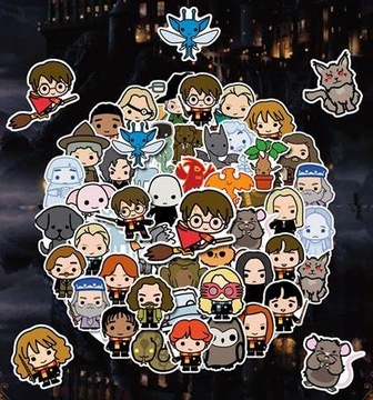 HARRY POTTER NAKLEJKI 50 SZTUK kpop k-pop