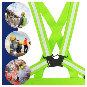 СВЕТООТРАЖАЮЩИЙ ЖГУТ МОТОЦИКЛ ВЕЛОСИПЕД СВЕТООТРАЖАЮЩИЙ ЖИЛЕТ ДОРОГА БЕГ СИЛЬНЫЙ