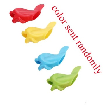 5Pc Fish Pen Grip Holder Silicone Pencil Grasp Writing Correction Device