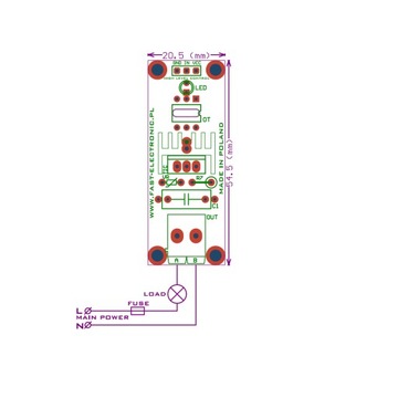 Модуль 1x реле SSR Triac ARDUINO