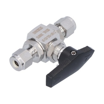 Шаровой кран из нержавеющей стали, 3-х частей, прямой, 1/4 стопа