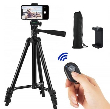 STATYW TRIPOD 3120 DO APARATU TELEFONU 102 cm + Pilot Bluetooth +Pokrowiec