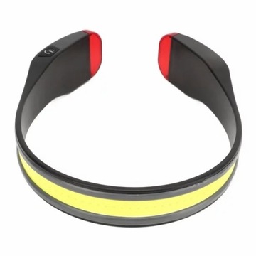 ŚWIECĄCA OPASKA DO BIEGANIA LATARKA CZOŁOWA, CZOŁÓWKA 800mAh USB LED