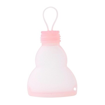 Silikonowy woreczek do przechowywania mleka laktator 150ml Różowy