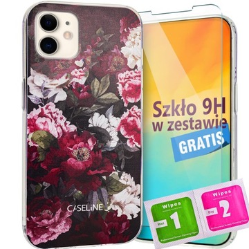 Etui do iPhone 11 case guma wzory silikon + Szkło