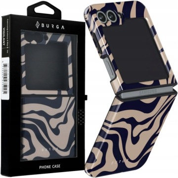 Pouzdro pro Samsung Galaxy Z Flip7 Fe Z Flip6, stylový zadní kryt obal Burga