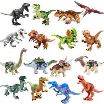 Jurassic World Dinozaur Pakiet rozszerzeń 16 Szt