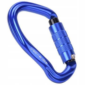 KARABINEK WSPINACZKOWY HMS - NIEBIESKI