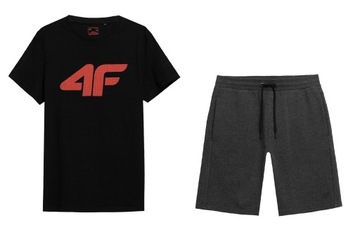 4F ZESTAW MĘSKI T-SHIRT SPODENKI KOMPLET