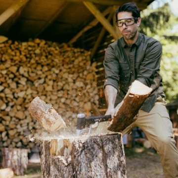 FISKARS X-SERIES X28 M Siekiera rozłupująca do rąbania cięcia drewna ostra