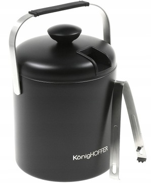 ВЕДРО КОНТЕЙНЕР ДЛЯ ЛЬДА 1,3 Лит. ОХЛАДИТЕЛЬ ДЛЯ ЛЬДА + щипцы