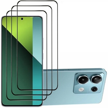 3x SZKŁO HARTOWANE 5D (PEŁNE) SZYBKA DO XIAOMI REDMI NOTE 13 / NOTE 13 PRO