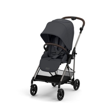 CYBEX kompaktowy wózek spacerowy MELIO 3.0 Monument Grey