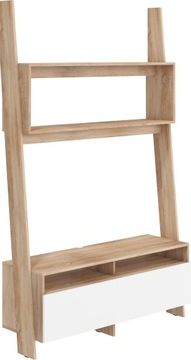 Szafka RTV RACK-09 120 cm dąb sonoma / biały