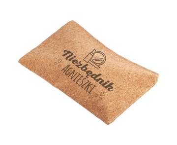 Пробковая косметичка, гравировка, логотип компании.