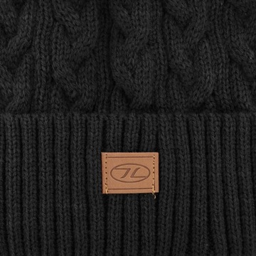 Czapka zimowa Highlander Outdoor Beira Lined Bobble Hat - Czarna