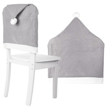 POKROWIEC NA KRZESŁO CZAPKA MIKOŁAJA ŚWIĄTECZNY