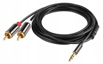 Кабель MINI JACK 2x RCA CHINCH 3M STEREO GOLD HQ