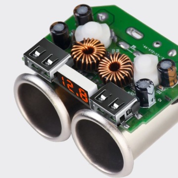 РАСПРЕДЕЛИТЕЛЬ ГНЕЗДА ПРИКУРИВАТЕЛЯ 12-24V USB QC PD