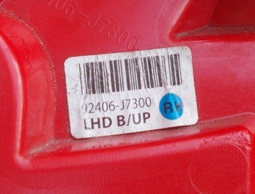 KIA X-CEED SVĚTLO COUVÁNÍ ZPÁTEČNÁ PRAVÝ ZADNÍ 92406-J7300